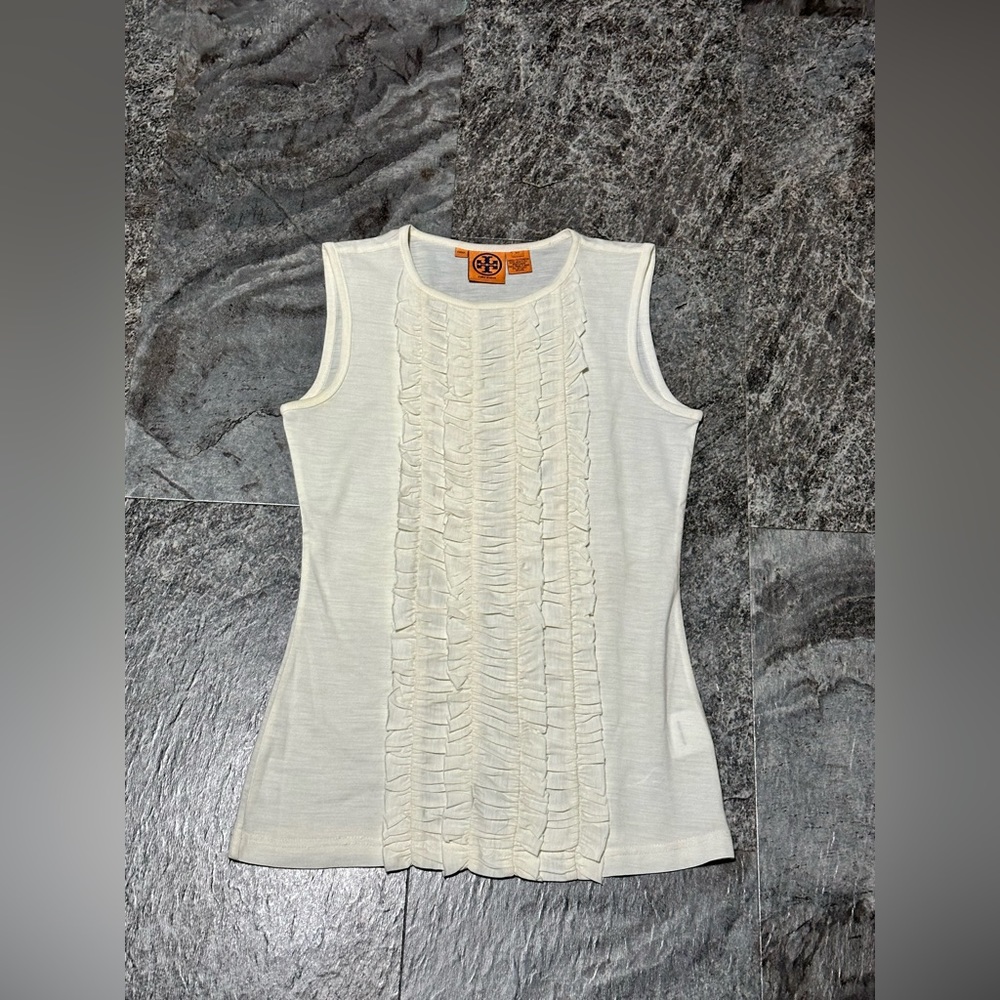 Tory Burch womens white tank top